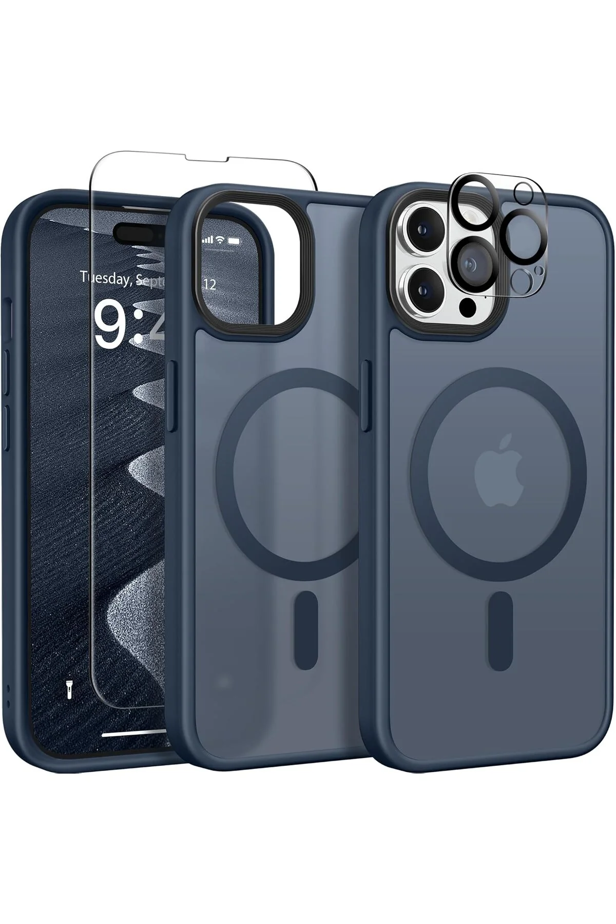 iphone 16 pro max case sio magsafe matte case 3 piece combination iphone 16 pro max case sio magsafe matte case 3 piece combination