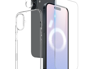 Home iPhone 16 3-in-1 Case Set | Crystal Clear TPU