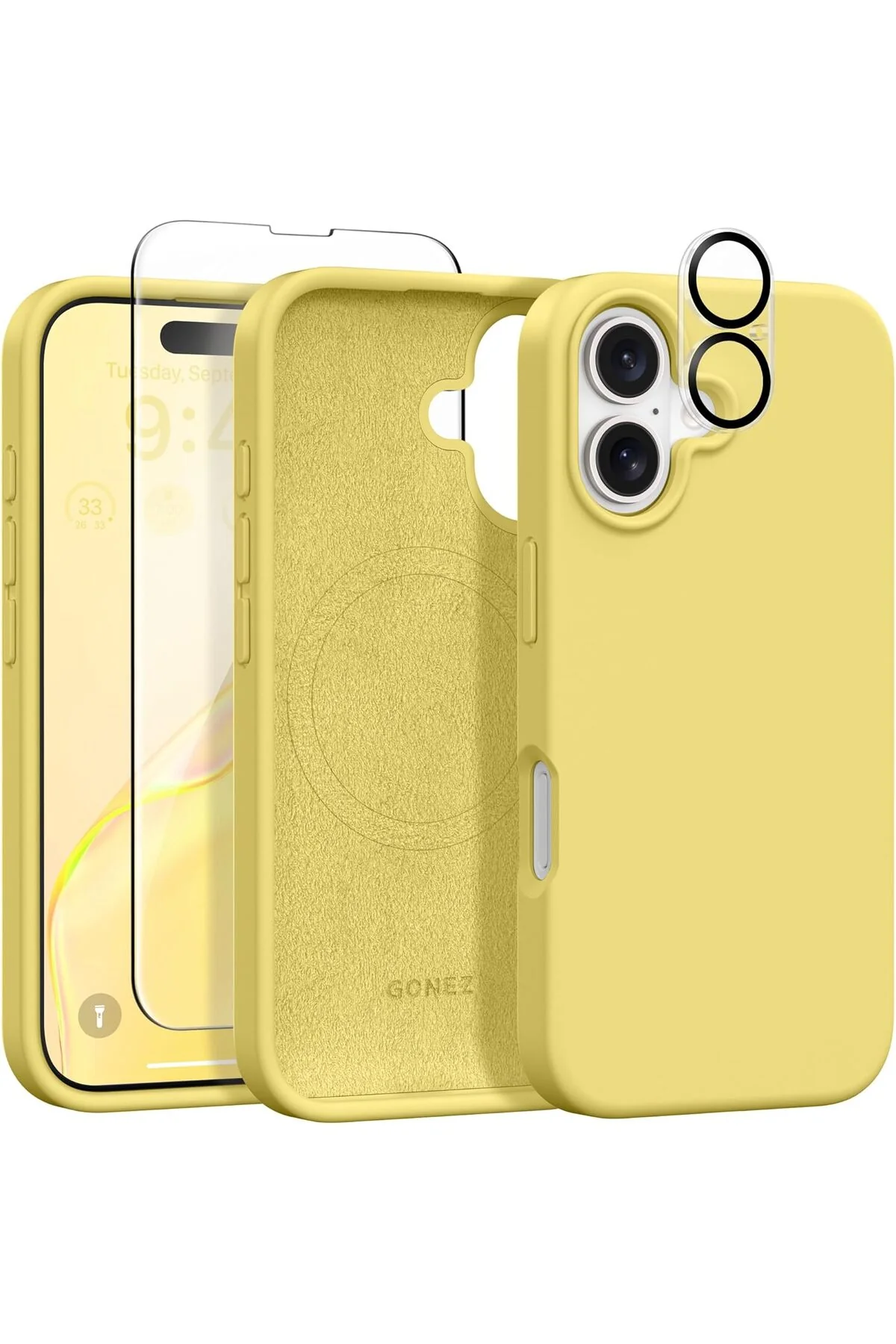 iphone 16 plus case set with kiwi magsafe feature (3 in 1 combination cases) iphone 16 plus case set with kiwi magsafe feature (3 in 1 combination cases)
