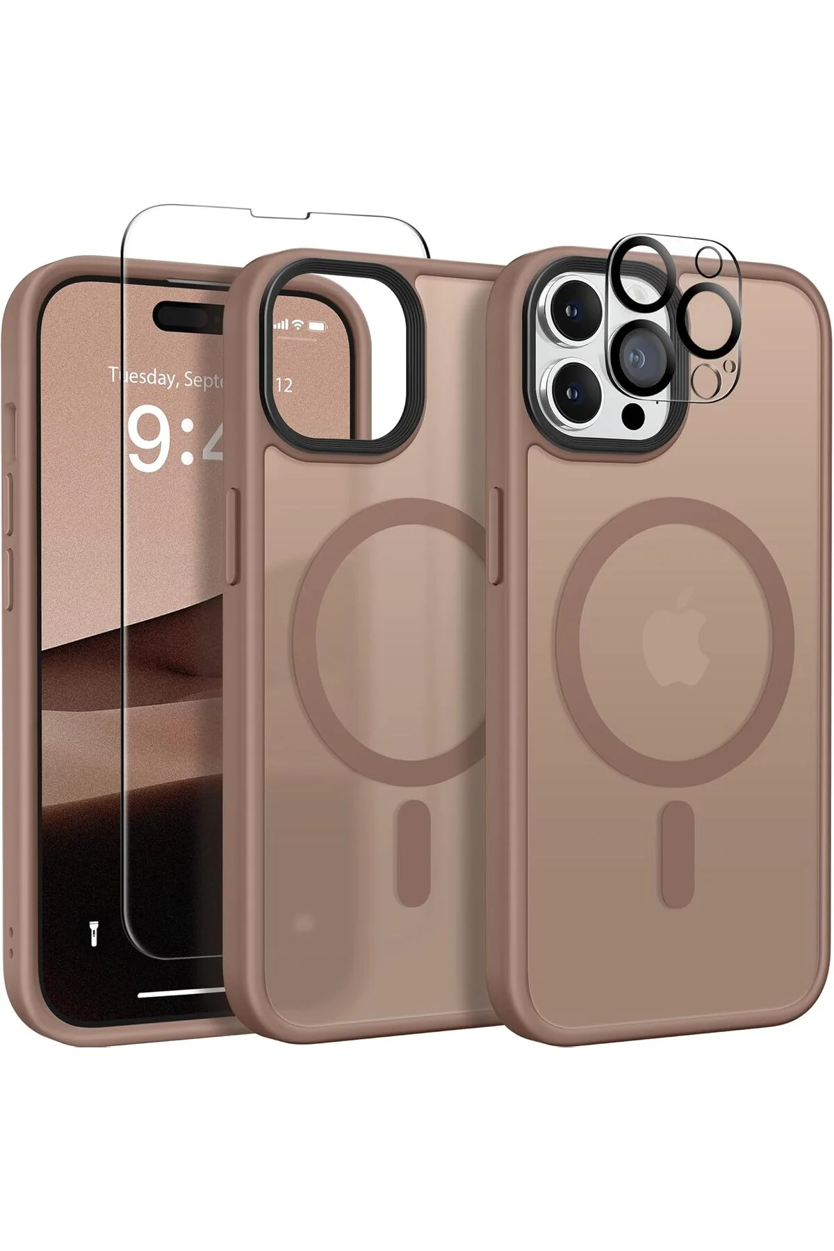 iphone 16 pro max case sio magsafe matte case 3 piece combination iphone 16 pro max case sio magsafe matte case 3 piece combination