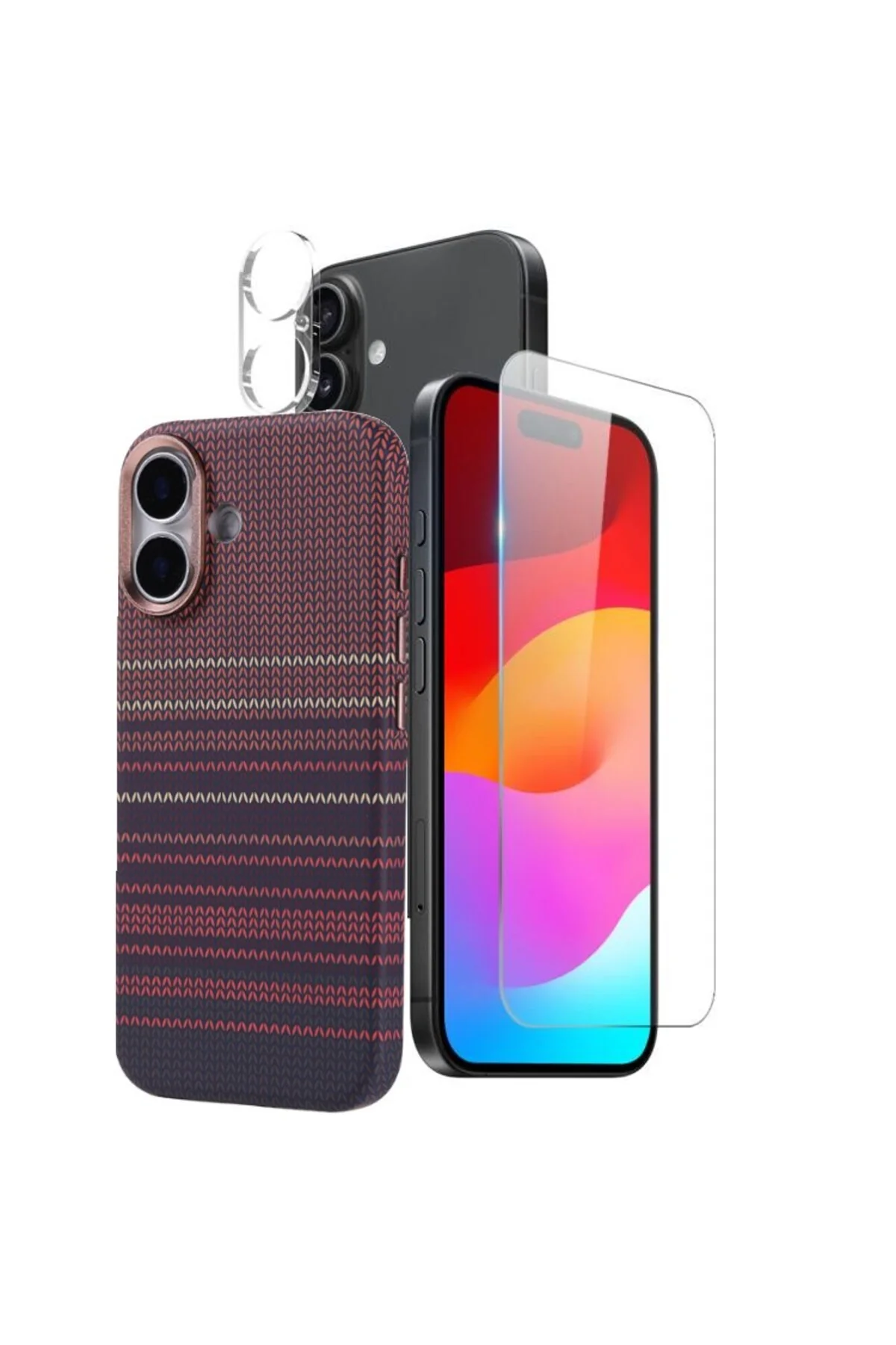 iphone 17 case next multi 3 piece carbon set case screen protector camera protector iphone 17 case next multi 3 piece carbon set case screen protector camera protector