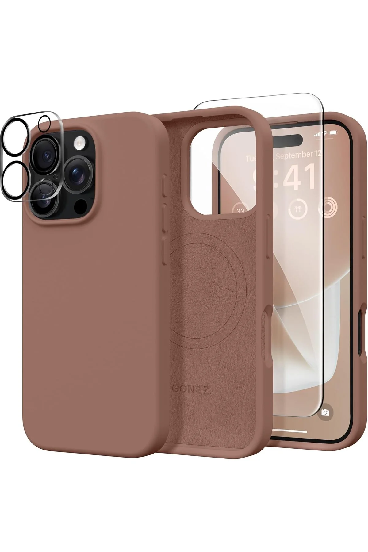 iphone 16 pro max case set with kiwi magsafe feature (3 in 1 combination cases) iphone 16 pro max case set with kiwi magsafe feature (3 in 1 combination cases)